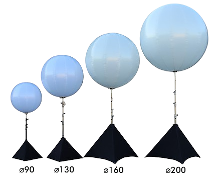 Ballon éclairant : L'innovation lumineuse pour vos chantiers et événements - AXENE